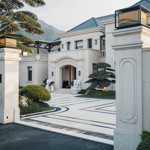 Peinture murale décorative robuste gris blanc effet pierre, revêtement acrylique extérieur pour sols - Product Image 4