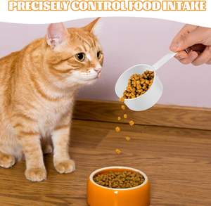 Récipient hermétique 6L en métal pour friandises pour chats Récipient pour aliments pour animaux de compagnie avec manche en bois pour croquettes et friandises - Product Image 4