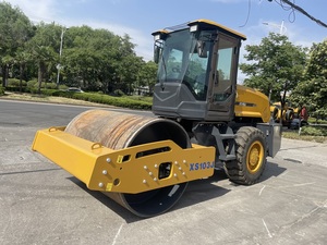 Titreşimli asfalt silindir XS103J 10ton hidrolik tek davul yol silindiri stokta - Product Image 2