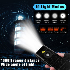 10000mAh xe đạp ánh sáng USB có thể sạc lại 3000 lumen xe đạp Đèn pha LED Đèn pin đi xe đạp đèn trước - Product Image 6