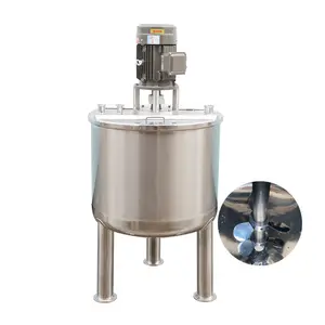 Compost High Speed Batch Mixer Thermostatic Electric Food Barrel Overhead Stirrer Chemical Epoxy Resin Tank 1000 Lts Mixing Tank