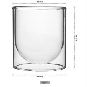 Fatto a mano soffiato candela profumata <span class=keywords><strong>doppia</strong></span> parete di lusso barattolo di <span class=keywords><strong>vetro</strong></span> borosilicato portacandele per candela con coperchio per la decorazione domestica - Product Image 5