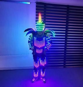 <span class=keywords><strong>Precio</strong></span> barato LED disfraz adulto puesta en escena baile luces Led coloridas <span class=keywords><strong>traje</strong></span> noche Club Led actuación disfraz para hombre - Product Image 1