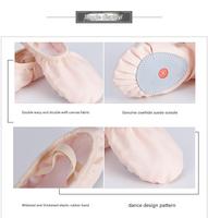 Chaussons de danse en toile pour enfants, chaussons de ballet en satin pour femmes, chaussures de pratique de haute qualité pour ballerines