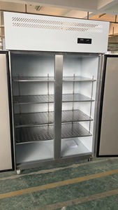 1000L ventilateur de refroidissement en acier inoxydable 2 portes cuisine commerciale réfrigérateurs congélateurs - Product Image 4