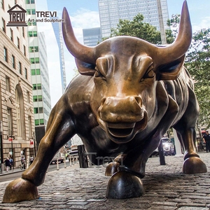 Suvineor of Bronze Wall Street Escultura <span class=keywords><strong>Chicago</strong></span> Charging Bull Estatua a la venta - Product Image 4