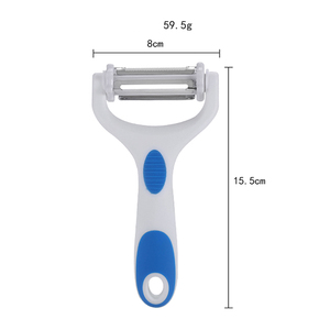 <span class=keywords><strong>Pelador</strong></span> de acero inoxidable 3 <span class=keywords><strong>en</strong></span> <span class=keywords><strong>1</strong></span> con mango de plástico suave, <span class=keywords><strong>pelador</strong></span> de verduras y frutas multifunción, utensilios de cocina - Product Image 6