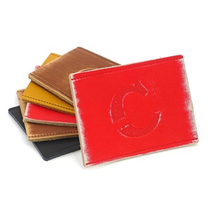 Custom Leather <b>Labels</b> Embossed Circular Logo Rectangle Shape For Garment Use Eco-Friendly Heat Cut Edge - Product Image 4