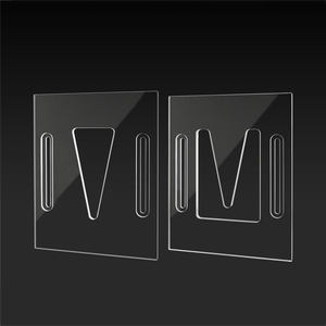 정밀 가공 아크릴 플라스틱 부품 사용자 정의 CNC 정확한 아크릴 픽업 라우팅 템플릿 - Product Image 1