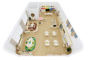 Meubles de classe modernes pour la garderie, l'école maternelle et l'école Montessori, bureaux et chaises pour enfants de la maternelle, garderie - Product Image 4
