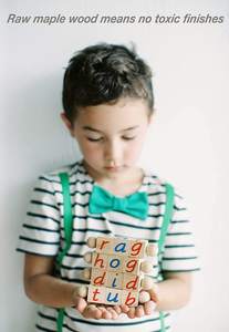 Bloques de lectura fonética Montessori, juguete educativo para aprender a leer, para principiantes en la lectura, preescolar - Product Image 2