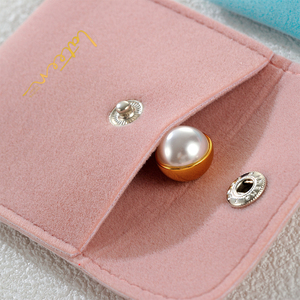 Custom Double Sided Velvet Jewelry Pouch <b>Gift</b> Packaging Bag <b>Envelope</b> for Gemstone Pendant Earring or Ring Storage - Product Image 4