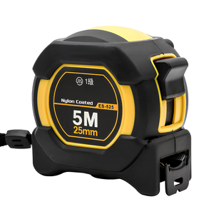 Cinta Métrica BTE de 5M, 25mm, Recubierta de Nailon, Autoenrollable, Hoja de Acero Métrica - Product Image 2