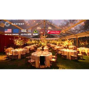 Tente de salle de mariage grande fête pour tentes extérieures événements 150 personnes tente de mariage simple pour 250 personnes tentes rondes méga - Product Image 1