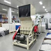 Broyeur de plastique industriel pour film PE, sacs souples et plastique en spirale, utilisé pour le recyclage des bouteilles de boissons