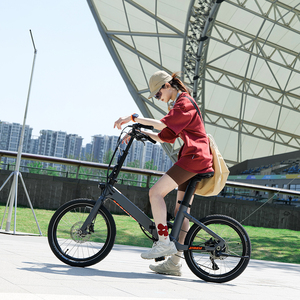 Bicicleta Eléctrica Plegable Urbana de Carbono de 20 Pulgadas con Batería Oculta, 250w, Ligera - Product Image 1