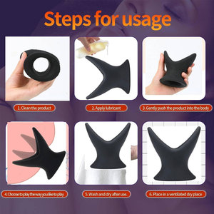 Vibrador Anal de Silicona Personalizado AITT, Dilatador Anal con Control Remoto, Masajeador de Próstata Masculino, Tamaños S/M/L, Juguete Sexual Anal con Certificación CE - Product Image 4