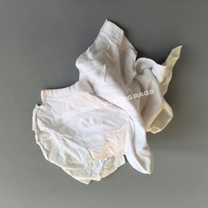 Chiffons industriels en coton blanc à forte absorption d'eau et d'huile, chiffons en coton 100% blanc, MOQ 1000 kg - Product Image 1