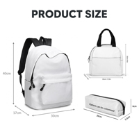 Ensemble de sacs à dos géométriques Galaxy Nebula en trois pièces, sac d'école étanche avec fermeture éclair pour adolescents, sac à bandoulière au design personnalisé, étui à papeterie