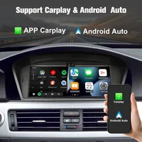 Écran de mise à niveau Android CarPlay 8,8 pouces avec commande gestuelle pour autoradio BMW Série 3/5 E60/E61/E90/E91/E92/E93 04-11 CCC/CIC
