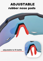 Vente chaude Nouveau Logo Personnalisé Lentille Magnétique Surdimensionnée Mode Vélo Équitation Lunettes de Soleil Protection UV Lunettes de Soleil de Sport de Plein Air