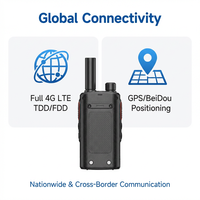 KENEARD KE-888 Talkie-walkie 4G LTE PoC avec batterie 3000 mAh, double Nano SIM, positionnement GPS, radio réseau professionnelle mondiale