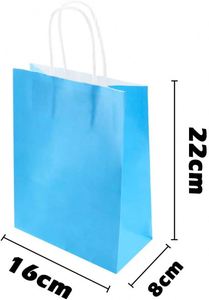 Nuevos Productos al por Mayor, Bolsas de Papel Portátiles de Color Caramelo Personalizadas, Lindas Bolsas de Regalo, Varias Especificaciones, Bolsas para Juguetes Infantiles - Product Image 3
