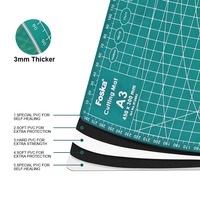 Tapis de découpe rotatif Foska A1 A2 A3 A4 double face en PVC 5 couches pour projets de couture et de découpe de tissus