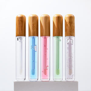 Etiqueta privada Vegan Fruity Plumping Lip Oil Mineral-Incuded Hidratante Líquido Pink Lip Gloss - Product Image 4