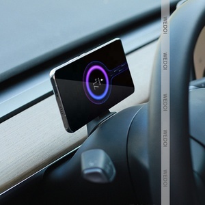 Suporte Do Telefone Volante Para Tesla Model 3/Y 360 Rotating Suporte Magnético Do Telefone Móvel Com Carregador Sem Fio Para Tesla 2023 - Product Image 3