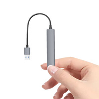 Hub USB 3.0, adaptateur multi-USB avec port USB C et prise audio pour ordinateur portable, PC