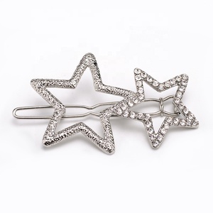 Vente en gros Accessoires de <span class=keywords><strong>cheveux</strong></span> pour femmes Pinces à <span class=keywords><strong>cheveux</strong></span> pentagramme scintillantes Épingles à <span class=keywords><strong>cheveux</strong></span> géométriques Barrettes pour filles - Product Image 5