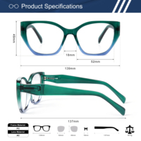 Lunettes de lecture œil de chat pour femmes en gros, monture PC à motifs tendance, verres transparents AC, lecteurs à la mode, personnalisables OEM