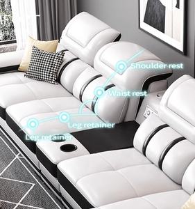 <span class=keywords><strong>Sofa</strong></span> Ruang Tamu Modern untuk Rumah, <span class=keywords><strong>Sofa</strong></span> Kulit, Furnitur Mewah - Product Image 3