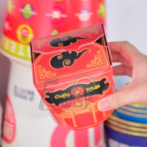 16oz 26 oz 32 oz <span class=keywords><strong>Pasta</strong></span> impresa desechable Embalaje de alimentos Caja de fideos para llevar personalizada - Product Image 3