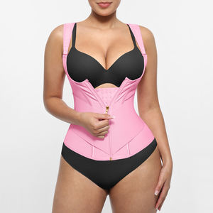 Faja <span class=keywords><strong>Colombiana</strong></span> Reductora y Moldeadora de Cintura Talla Grande 7 Plus, Transpirable, con Control Firme, Levanta Busto, Tirantes Ajustables, Soporte de Malla para el Pecho - Product Image 3