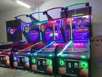 Machine de jeu de tir de basket-ball d'amusement intérieur à pièces Arcade Jeu De Basket avec matériel électronique en métal Type de boxe