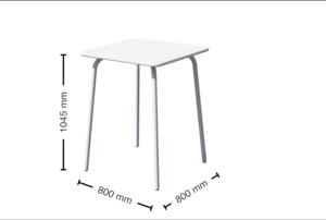 <span class=keywords><strong>Tavolo</strong></span> da Bar Quadrato in Alluminio Moderno, Resistente all'Acqua, Facile da Pulire, per Ristoranti Commerciali, Hotel e Piscine all'Aperto - Product Image 5