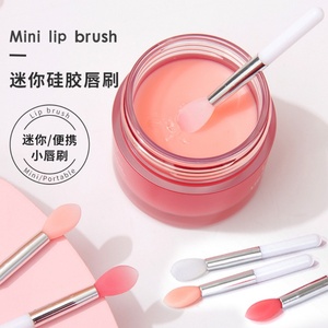 Petit pinceau à lèvres réutilisable en silicone, mini spatule pour masque à lèvres, applicateur doux pour rouge à lèvres, gloss à lèvres, outil de beauté - Product Image 6