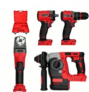 Venda Direta da Fábrica: Kit de Ferramentas Elétricas Personalizadas com Furadeira, Chave de Impacto, Esmerilhadeira Angular, Bateria de Lítio 21V e Motor Brushless - Product Image 3