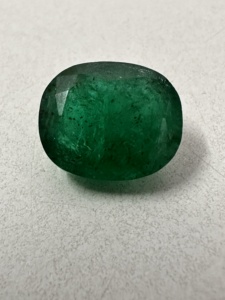 Rare 7.05 Carat <b>Emerald</b> Cut <b>Cushion</b> Green Gemstone Loose Stone Premium Jewelry Gem for Rings Pendants and Custom Designs - Product Image 4