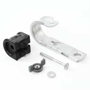 Câble à <span class=keywords><strong>fibre</strong></span> <span class=keywords><strong>optique</strong></span> WZUMER Opgw Suspension simple 16-50mm J crochet Adss câble Suspension pince pour câble ADSS - Product Image 5