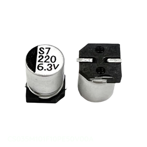 Condensateur à montage en surface 100 µF 20 % 35 V SMD CS035M101F10PE50V00A, canal fabricant - Product Image 1