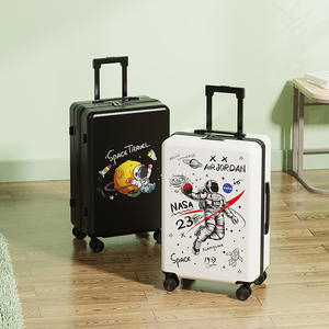 กระเป๋าเดินทางนักบินอวกาศนาซา โคคา โคลา ขนาด 20 นิ้ว ล้อหมุนพร้อมตัวล็อค กระเป๋าเดินทางสำหรับทุกเพศ ดีไซน์การ์ตูนอนิเมะ - Product Image 5