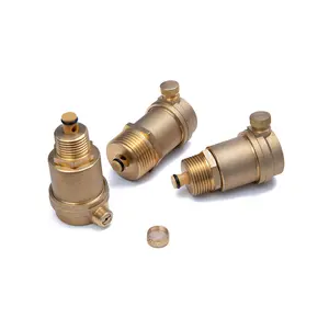 Brass Exhaust Valve High Quality Valves For Efficient Exhaust Systems 1/2 Inch Brass Air Vent Valve