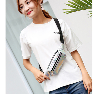 <span class=keywords><strong>Sac</strong></span> <span class=keywords><strong>banane</strong></span> coloré à double fermeture éclair pour filles, <span class=keywords><strong>sac</strong></span> de taille imperméable, <span class=keywords><strong>sac</strong></span> <span class=keywords><strong>banane</strong></span> holographique laser pour femmes - Product Image 3