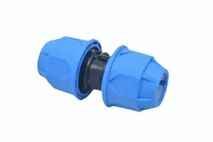 Accesorios de acoplador de PP de compresión de 25mm de alta demanda para suministro de agua HDPE y sistema de riego resistente a alta presión - Product Image 6