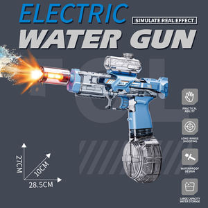 2025 Hot vendendo verão ao ar livre de longo alcance elétrico água arma brinquedo grande capacidade elétrica som luz água arma brinquedo para crianças - Product Image 2
