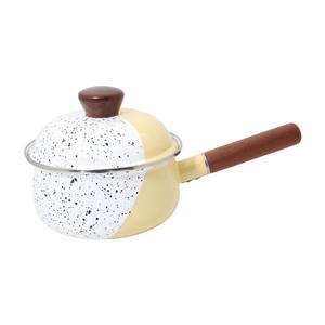 Ensemble de casseroles à éclaboussures d'émail Marmite avec couvercle Tasse durable Batterie de cuisine - Product Image 2