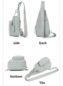 Bolso de Pecho Clásico de Gran Capacidad, Multibolsillos, Impermeable, Textura Oxford, Personalizable con Logotipo, Moderno, Izquierdo/<span class=keywords><strong>Derecho</strong></span> - Product Image 3